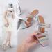 Women's Fashionable Open-Toe Sandals - Colorful PVC Straps With Rubber Sole, Stylish & Comfortable For Casual And Party Wear Stiletto Heels For Women._vogvips.com