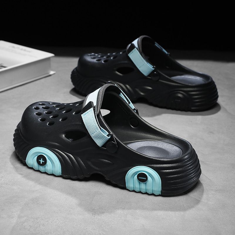 Unisex 2026 Spring Summer EVA Cave Shoes – Lightweight Breathable Non-Slip Round-Toe Casual Footwear With Injection-Molded Thick Sole_vogvips.com
