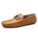 Leather Work Beanie Shoes Men's Casual Overshoes Large Size Leather Shoes Men's Shoes_vogvips.com