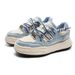 nwe 2026 Invisible Washed Denim 7cm Sneakers For Men, Summer Versatile Low-top Red Couple Style Height Increase Shoes Men,_vogvips.com