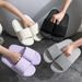 Summer Men's Slippers Women Sandals Anti-Slip EVA Thick Sole Comfortable Home Slippers Bathroom Slides Couples Beach Flip-Flops_vogvips.com
