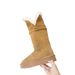 Northeast Snow Boots For Women Winter New Style Fleece-Lined Thickened High Tube Cotton One-Word Buckle Thick Sole Furry_vogvips.com