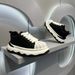 Men's Genuine Leather Shell Toe Chunky Platform Sneakers Breathable Fashion Casual Athletic Shoes Retro Lightweight Comfort_vogvips.com