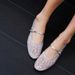 Mesh Ballet Flats With Rhinestone Accents (Breathable, Mary Jane Style, Lightweight & Comfortable For Women)_vogvips.com