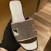 In Stock 2026 Spring/Summer New H Soft Sole Slide Sandals With Fine Glitter, Suitable For Outdoor Wear, Fashionable And_vogvips.com