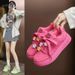 Little White Shoes Children Girls Students Leisure Sports Versatile Board Shoes Street Shooting_vogvips.com