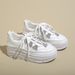 W3615 New Board Sequ, Autumn Trend, White With Thick Soles And Increased Height, Fashionable Casual Shoes For_vogvips.com