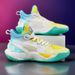 Basketball shoes Men's and women's mesh surface breathable shock absorption soft sole sports shoes Wear shoes actual combat boots sports shoes_vogvips.com