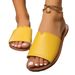 New Plus Size Shoes, Flat Outdoor Wear, One-piece Sandals, Women's Shoes_vogvips.com