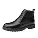 Men's Shoes Top Martin Boots Casual Short Boots Platform Leather Boots, High Top_vogvips.com