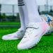 Children's Football Shoes Boys And Girls Elementary School Students Velcro Teen Training Broken Nail Shoes_vogvips.com