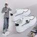 Autumn Women's New Breathable White For Female Students Korean Version Trendy Versatile Thick Soled Sports And Leisure_vogvips.com