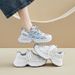 Dad Shoes Female Student Sports And Leisure Shoes Mesh Heightening Shoes Breathable_vogvips.com