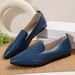 Women's Slip-On Snake Print Flat Shoes - Breathable PU Loafers With Soft Leather Lining, Comfortable Round Toe Casual Shoes For Women_vogvips.com