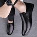 Men's Casual Loafers, Driving To Work, Soft-soled Soft Leather Men's Shoes, Lazy Men's Shoes_vogvips.com