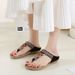 New Bohemian Style In The Summer Of 2025, Ethnic Large Toe Flat Sandals For Women_vogvips.com