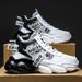 Autumn Men's Shoes, Winter Middle School Basketball And Running Shoes, Teenagers' Casual High-top Thick-soled Dad Trendy Shoes_vogvips.com