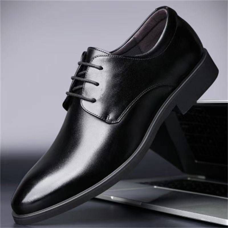 Spring And Autumn British Casual Business Dress Shoes Men's Shoes Inner Height Increase Shoes Wholesale Shoes Casual Shoes Suit_vogvips.com