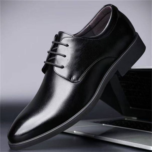Spring And Autumn British Casual Business Dress Shoes Men's Shoes Inner Height Increase Shoes Wholesale Shoes Casual Shoes Suit_vogvips.com