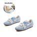 Women's Retro German Training Shoes Grass Pigskin Insoles Summer Casual Versatile Genuine Leather_vogvips.com