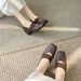 High-5CM Minimalist Ballet Shoes With Pig-nose Elephant Pattern, Retro Fashion Single Shoes, Mary Jane Style_vogvips.com