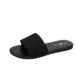Fairy Style Fashion One-character Tide Flat Bottom Open-toed Fish Mouth Muffin Low Slippers_vogvips.com