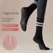Yoga Socks Women's Mid Tube Socks Non Slip Silicone Indoor Fitness Floor Socks Pilates Women's Sports Socks_vogvips.com