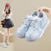Little White Shoes Female Student Mesh Breathable Thick-soled Heightening Shoes Casual Shoes Board Shoes_vogvips.com