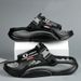 Summer Men's Massage Outdoor Sandals Beach Comfortable Indoor Slides Water Clogs Casual Shoes Men Women Home Slippers_vogvips.com