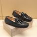 New Genuine Driving White Loafers Casual Slip-On Lazy Fashion Summer Leather Shoes_vogvips.com