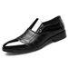 Men's dress leather shoes Fashion carved men's shoes_vogvips.com