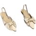 European Style Genuine Leather Women's Shoes 2026 Summer Pointed Toe Shallow Bowknot Slip-On Flat Retro Sandals_vogvips.com