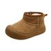 Children's Shoes Winter New Style Boys And Girls Casual Mid Tube Cotton Boots Fashion Big Kids Suede Snow Boots Children's Shoes_vogvips.com