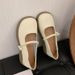 Mary Jane Women's Singles 2025 Summer New Fashionable, Versatile, Comfortable Internet Celebrity Soft Soled Bean Shoes_vogvips.com