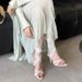 French-style Vintage Sandals Women Straps, Fashionable High-heeled Shoes For Women, 2025 Summer New Model With Round Toe_vogvips.com