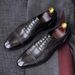 Italian Handmade Men's Business Leather Lace-up Three-joint British Wedding Groom Formal Oxford Shoes_vogvips.com