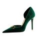 1363-K81 Style Baquet Super Thi Heels, Shallow Mouth, Poited Side Hollow, Xishi Suede High Heel Sigle Shoes For_vogvips.com