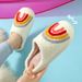 Mushroom Smiley Face Winter Plush Strawberry Rainbow Heart Towel Embroidered Cotton Slippers_vogvips.com