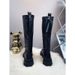 Genuine Leather Over-the-Knee For Women, Fleece-Lined, 2024 Autumn And Winter New Thick-Soled Slimming Long Boots, High_vogvips.com