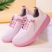 Women's Casual Breathable Mesh Soft-soled Comfortable Fly-knit Shoes, Fashionable Versatile Low-top Women's Shoes_vogvips.com