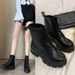 Platform Martin For Women British Style 2025 New Autumn Winter Student Lace-up Height-increasing Fleece Short Boots Ins_vogvips.com