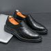 Suitable For All Seasons 2025 Spring And Autumn Lazy Slip-On For Men, Large Size Business Loafers, Casual Shoes, Men's Wedding Leather Shoes_vogvips.com