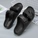 Size36-47 Couples Adjustable Soft Buckle Slippers For Men Flat EVA Slippers Lightweight Anti Slip Slides Dropshipping Shoes_vogvips.com