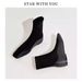 2024 Autumn Winter New Slim Inner Height Increase Elastic Long Women Leg Lengthening Straight Small Square Toe Fashion_vogvips.com