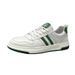 White Sneakers Spring Summer Genuine Leather Breathable Sports Men's Trendy Casual Training Shoes_vogvips.com