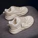 Autumn White New Korean Edition Ins Female Students Thick Soled Height Increasing Sports Board Shoes Casual Street_vogvips.com