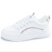 Platform Sneakers For Women 2025 Spring New Versatile Korean Style Student Dad Trendy Super Popular Sports White Shoes_vogvips.com