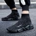 2023 For Men And Women Of The Same Style Slip-on Men's Casual Sports Breathable Lightweight High-top Sock Shoes_vogvips.com