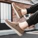Men Casual Canvas Loafers Light Breathable Flats Leisure Male Vulcanized Shoes Walking Sneakers Plus Size 39-46_vogvips.com