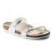 White Clip-toe Cork Cool Slippers Birkenstocks 2025 New Lazy Wear Leather Casual Birkenstocks Slippers_vogvips.com